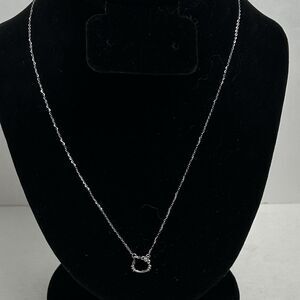 Hello Kitty Sanrio Womens Sterling Silver Necklace